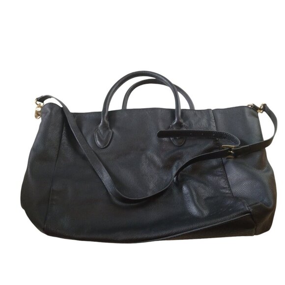 B-low The Belt Mila Blue Pebbled Leather Double Strap Crossbody Tote Bag Purse - Picture 1 of 8